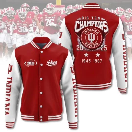 Discover Hoosiers Football 2025 Varsity Jacket