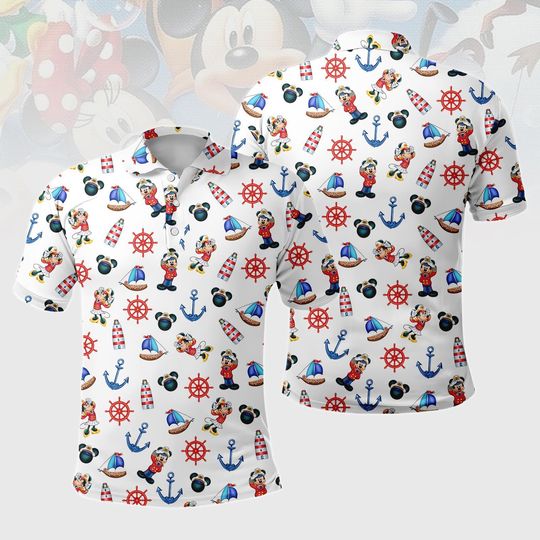 Discover Mickey And Friends Cruise Time Line Destiny Polo Shirt Unisex, Father's Day Gift, Holiday Golf Lovers Short Sleeve Shirt, Golf Shirt