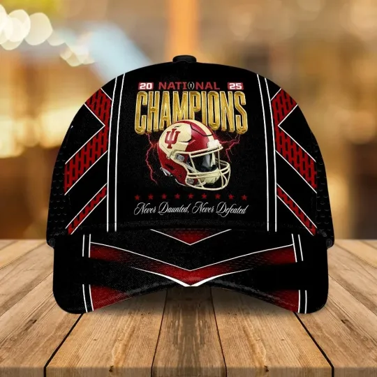 Discover Hoosiers Football 2025 National Champions  Baseball Cap