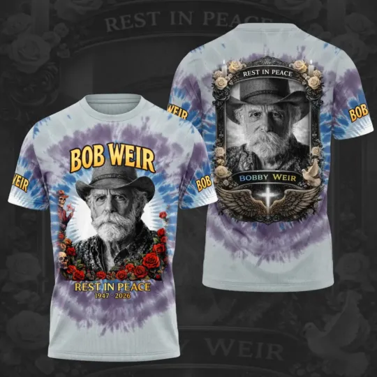 Discover Bob Weir x Grateful Dad 3D Shirt