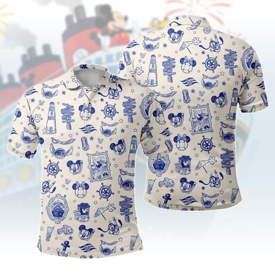 Discover Disney Mickey And Co Cruise Polo Shirt, Mickey And Minnie Cruise Golf Shirt, Disney Vacation, Disney Cruise Polo, Family Matching Shirt