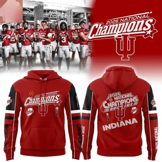 Discover Hoosiers 2026 National Championship Hoodie