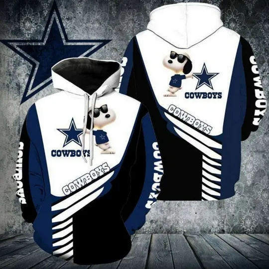 Hot Dallas Cowboys For Cowboys Lover 3D All Over Printed Hoodie