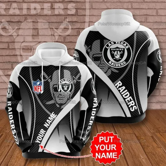 Discover Personalized Las Vegas Football Team Raiderss Hoodie 3D