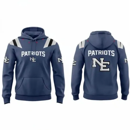 Discover Patriot Rivalry Nor Easter Storm Blue 3D Hoodie