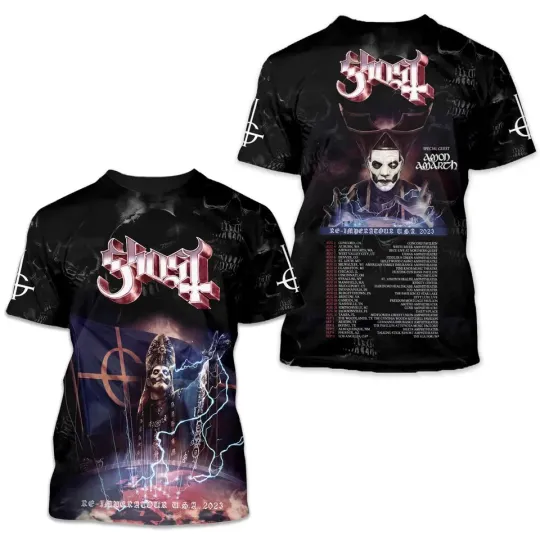 Ghost Band 3D Unisex T-shirt, gift for fans