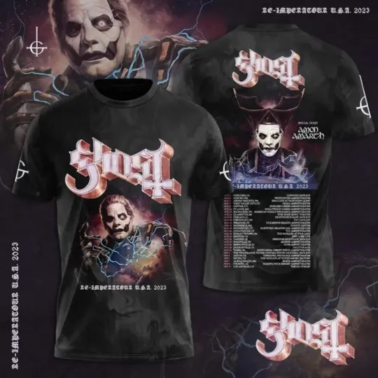 Ghost Band 3D Unisex T-shirt, gift for fans