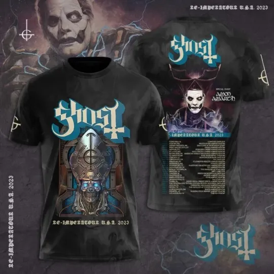 Ghost Band 3D Unisex T-shirt, gift for fans