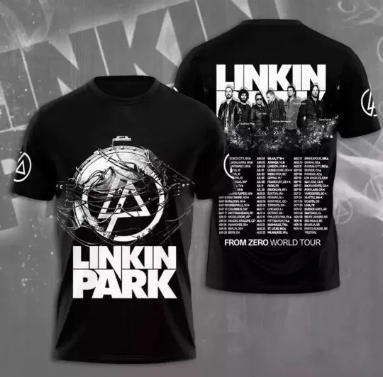 Linkin Park From Zero World Tour 2025 3D T-Shirt