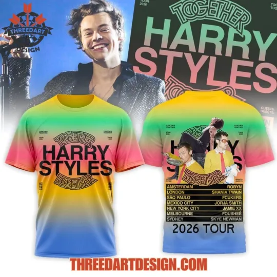 Discover Ha Style Together 2026 Tour 3D T-Shirt