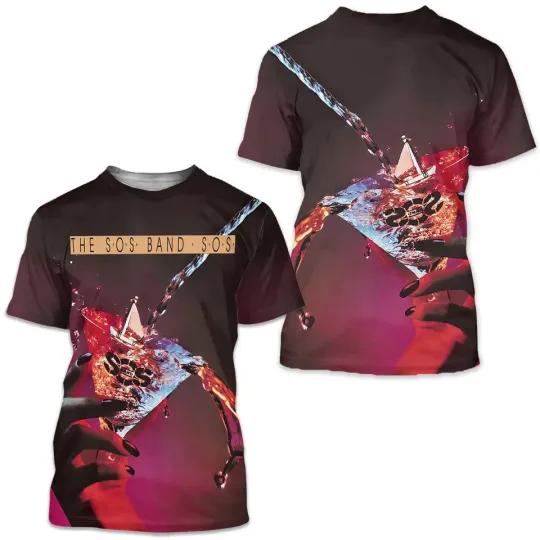 Discover The S.O.S Band S.O.S Album Cover AOP 3D T-shirt