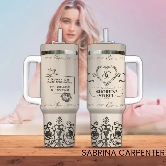 Discover New Sabrina Carpenter Music Gift For Fans 40oz Tumbler