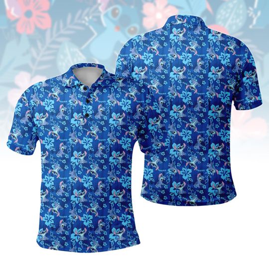Discover Stitch Polo Shirt, Lilo And Stitch Unisex Polo Shirt, Disney Movie Shirt, Disneyland Shirt, Walt Disney World Shirt, Gift For Him Her