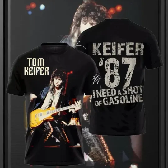 Discover Tom Keifer Night Songs Era Cinderellla AOP 3D T-Shirt