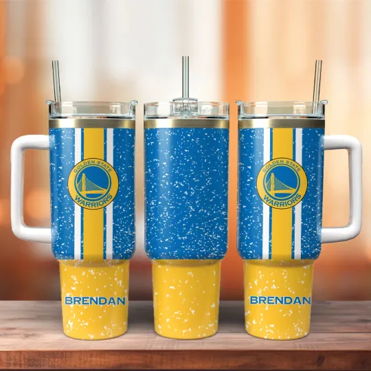 Discover Custom West Coast Basketball Inspired Handle Tumbler 40oz