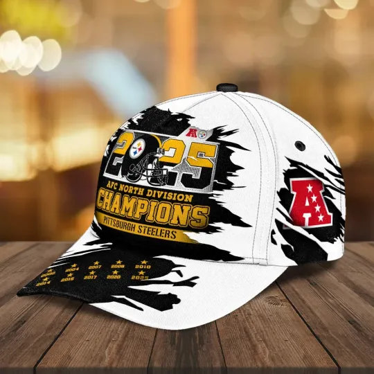 Discover Steeler AFC North Champions Cap