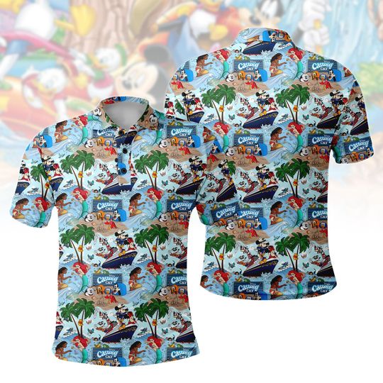 Discover Mickey Mouse Minnie Donald Pluto Daisy Cruise Polo Shirt, Disney Cruise Trip Polo Shirt, Disney Pirate Polo,Disneyland Gift For Him Her