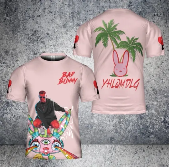 Discover Bad Bunny Yhlqmdlg AOP 3D T-Shirt