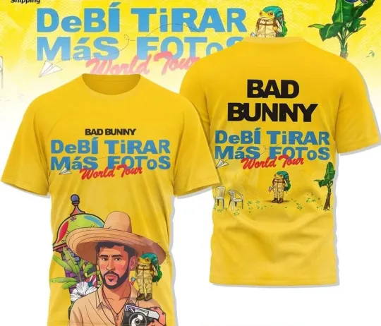 Bad Bunny 2025 T-Shirt AOP 3D