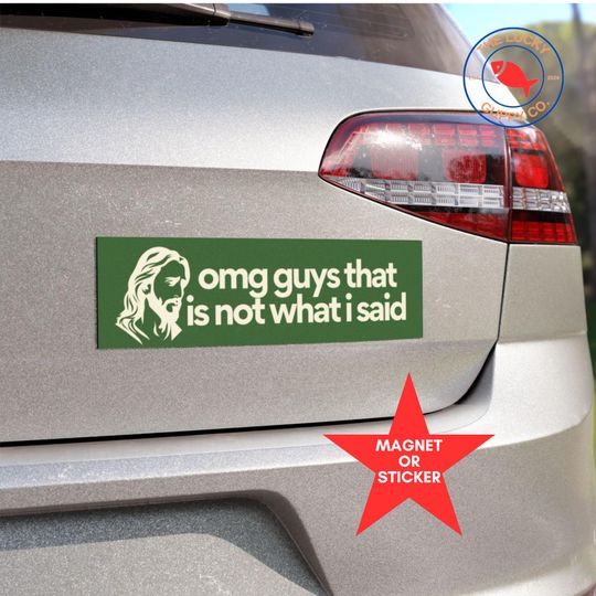 Discover Progressive Christian Bumper Sticker - Liberal Gifts for Car or Refrigerator