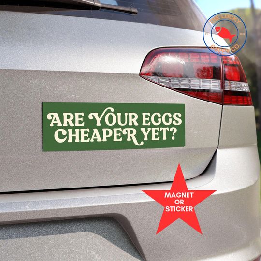 Discover Eggs Cheaper Yet Sticker, Tax the Rich Magnet, Sink the Rich, Separation of Church and State
