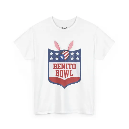 Discover Benito Bowl Puerto Rican Bunny Football Fan T-Shirt