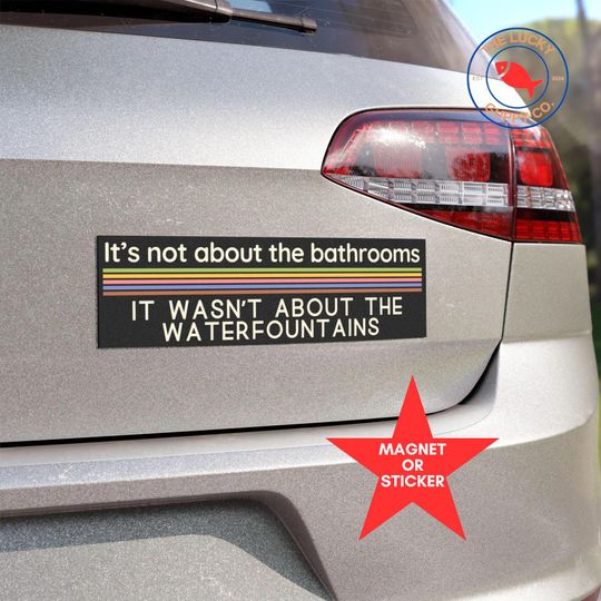 Discover End Racism Bumper Sticker, Equality Hurts No One, Pro Democracy Decal
