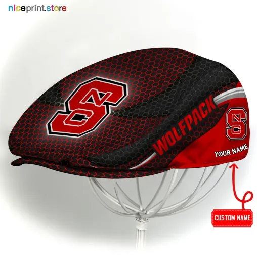 Discover NC State Team Wolfpack Jeff Cap NCAA Driver Cap NCAA Golf Cap NCAA Flat Cap