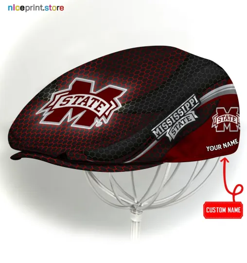 Mississippi State Team Bulldogs Jeff Cap NCAA Driver Cap Golf Cap NCAA Flat cap