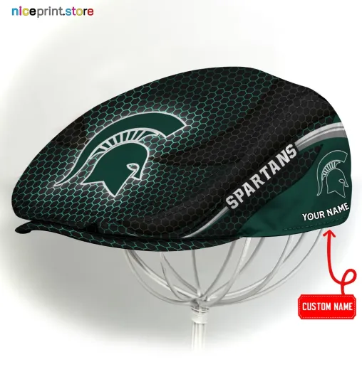 Discover Michigan State Team Spartans Jeff Cap NCAA Driver Cap NCAA Golf Cap NCAA FlatCap