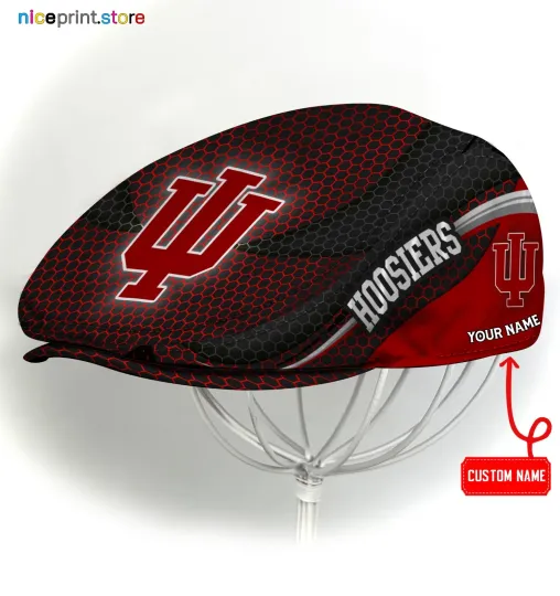 Discover Indiana Team Hoosiers Jeff Cap NCAA Driver Cap NCAA Golf Cap NCAA Flat Cap