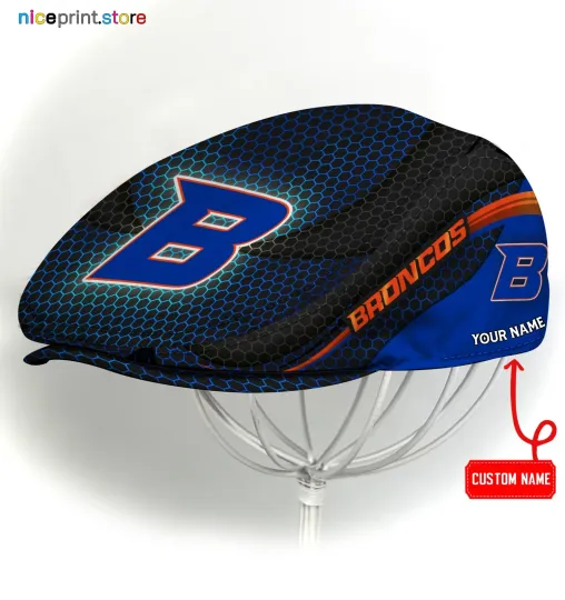 Discover Boise State Team Broncos Jeff Cap NCAA Driver Cap NCAA Golf Cap NCAA Flat Cap