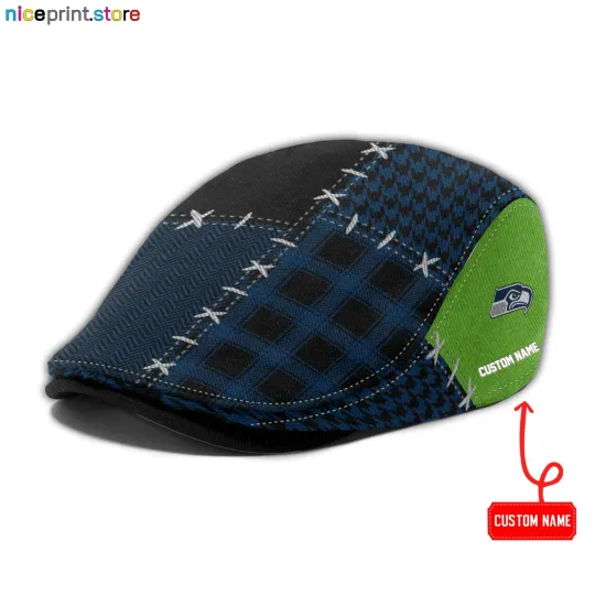 Seattle Team Seahawks Jeff Cap Seahawks football Driver Cap Golf Cap football Flat Cap