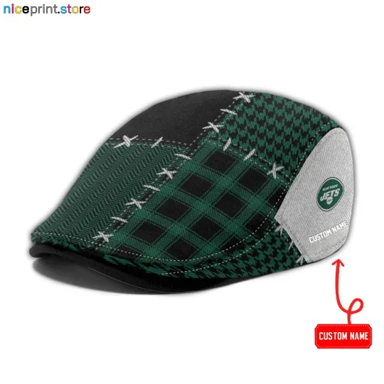 Discover New York Team Jets Jeff Cap Jets football Driver Cap Golf Cap football Flat Cap for Men
