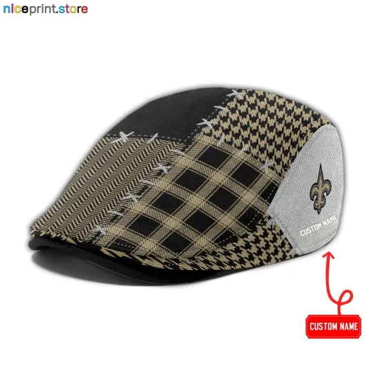 New Orleans Team Saints Jeff Cap Saints football Driver Cap Golf Cap football Flat Cap