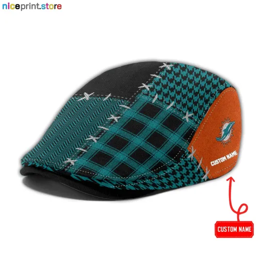 Miami Team Dolphins Jeff Cap Dolphins football Driver Cap Golf Cap football Flat Cap