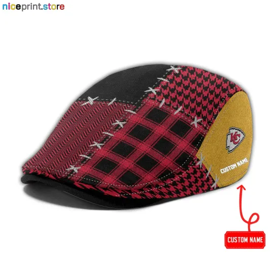 Kansas City Team  Chiefs Jeff Cap  Chiefs football Driver Cap Golf Cap football Flat Cap