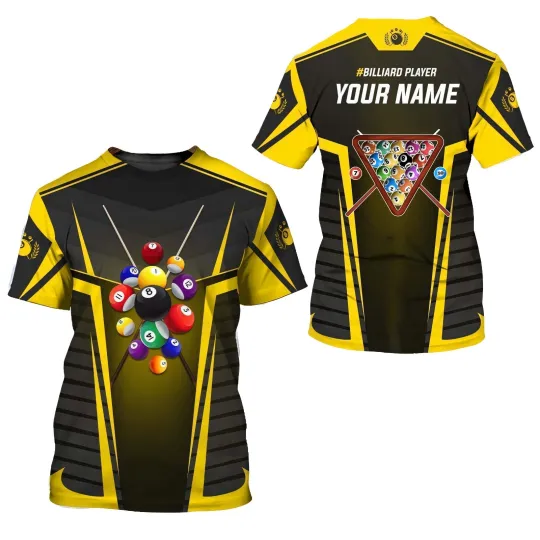 Discover Custom Billiard 3D Shirt for Men Women
