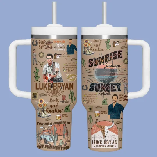 New Luke Bryan Music Gift For Fans 40oz Tumbler  SO847