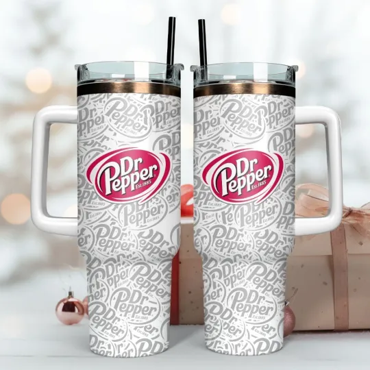 New Dr Pepper Soft Drink Gift For Fans 40oz Tumbler  SO917