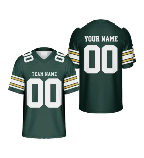 Discover Personalized Team Name & Number Football Jersey