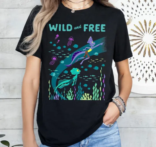 Discover Luca Funy Disney Wild And Free Luca And Friends Characters T-Shirt