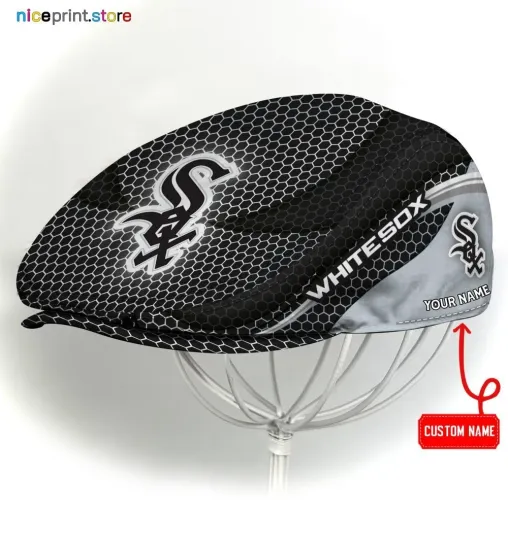 Discover Chicago Team White Sox Jeff Cap Driver Hat Golf Cap Flat Cap for men