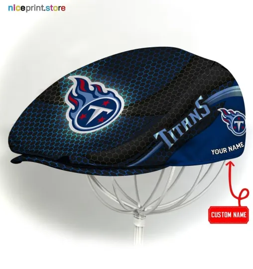 Discover Tennessee Team Titans Jeff Cap Titans Newsboy Cap football Golf Cap football Flat Cap