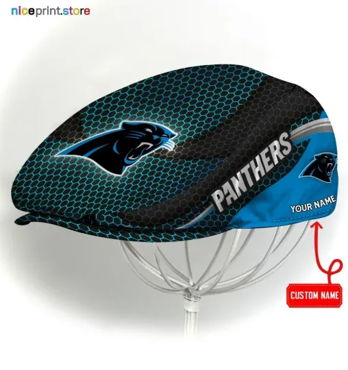 Discover Carolina Team Panthers Jeff Cap Panthers Newsboy Cap football Golf Cap football Flat Cap