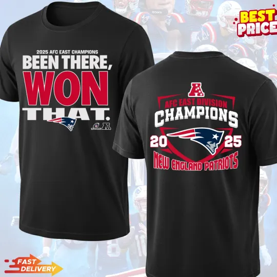 Discover Been There Won New England Patriots 2025 AFC Champs Tee