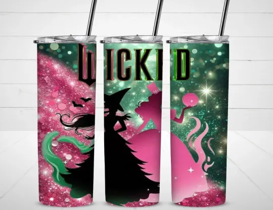 Discover Wicked Tumbler with Lid and Straw, Gift for Friends