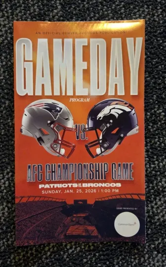 Denver Broncos 2026 AFC Championship Gameday Poster, Premium Matte Vertical