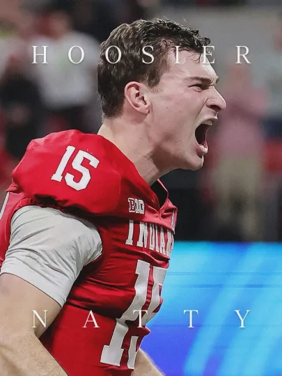 Discover Indiana Hoosiers CFP 2026 National Champions Poster