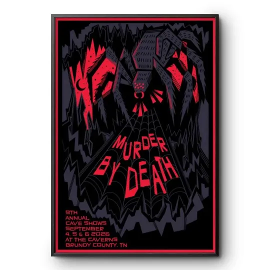 Discover Murder By Death Poster September 4-6 2026 Grundy County TN Premium Matte Vertical Poster